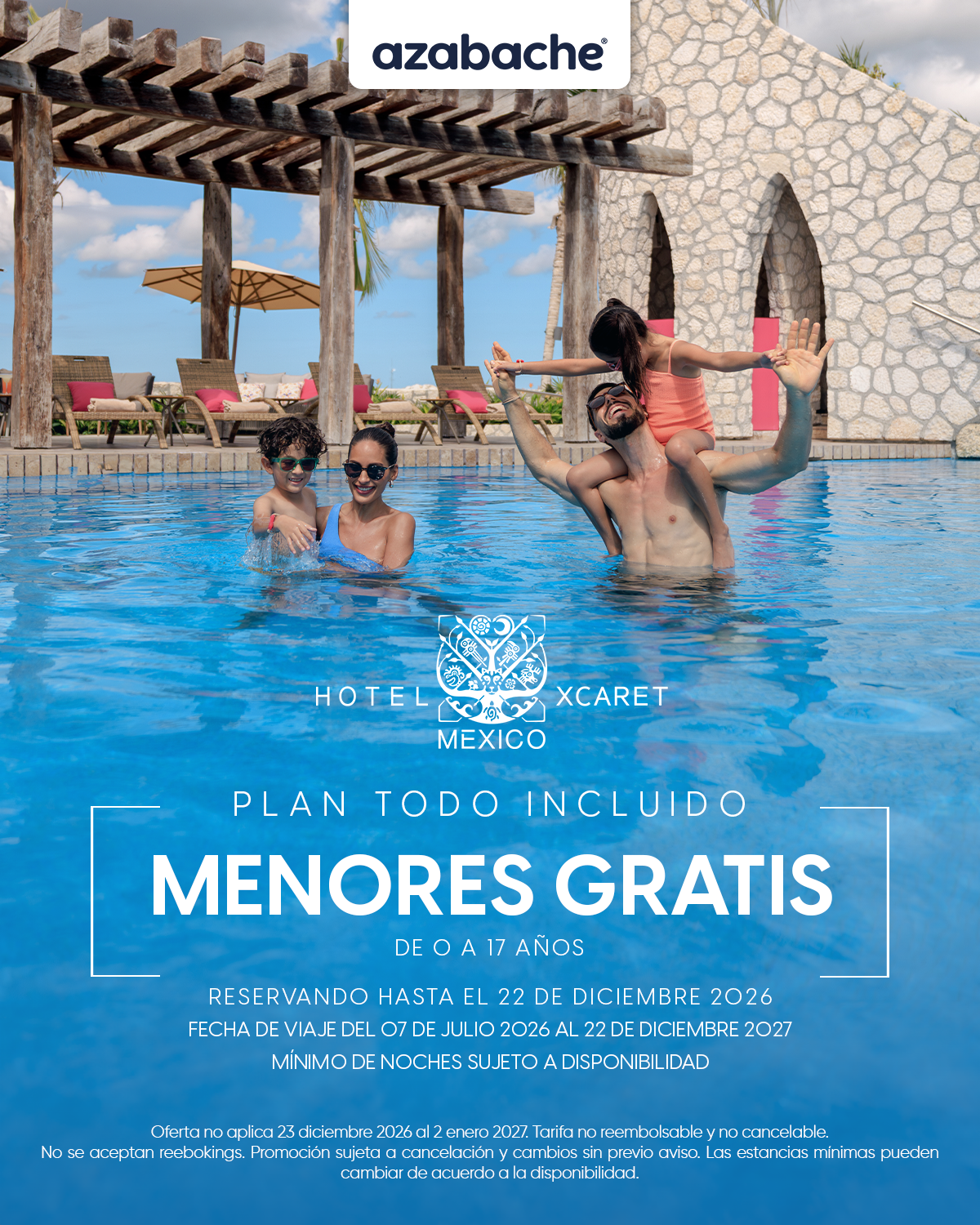 XCARET MEXICO MENORES GRATIS